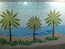 Palms Mosaic in the Subway
