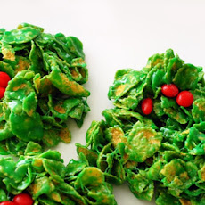 Holly Christmas Cookies