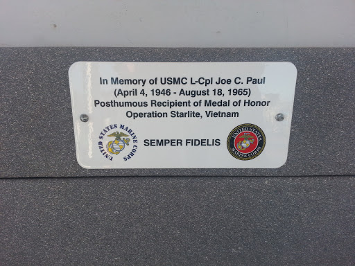 USMC Memorial Bench