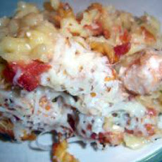 Mustard Chicken and Orzo Casserole with Dill and Capers