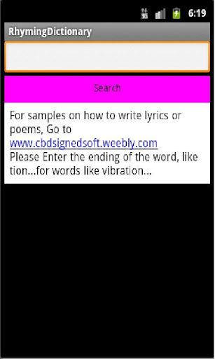 RhymingDictionary