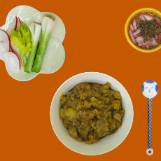 Yatimcheh - Eggplant with vinaigrette