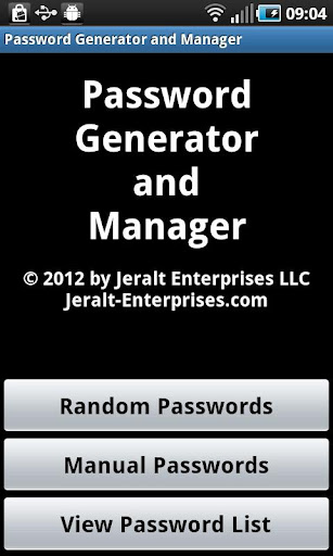 Password Generator and Manager
