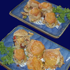 Chipotle, Crab and Egg -Tiny Appetizers