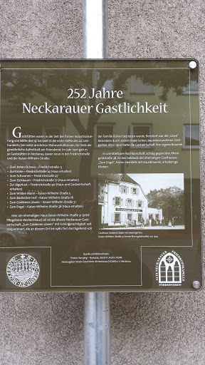 252 Jahre Neckarauer Gastlichkeit