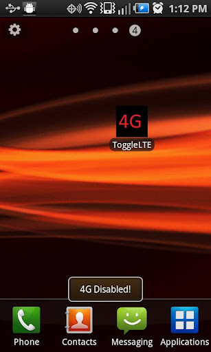 4G LTE Toggle for CHARGE