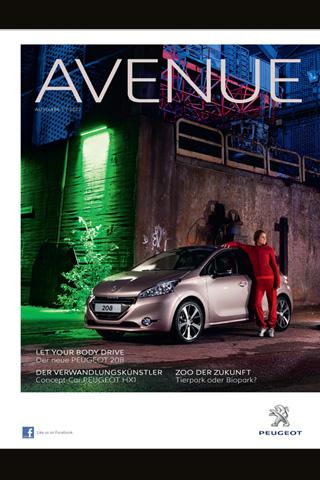 Neu: PEUGEOT Avenue App