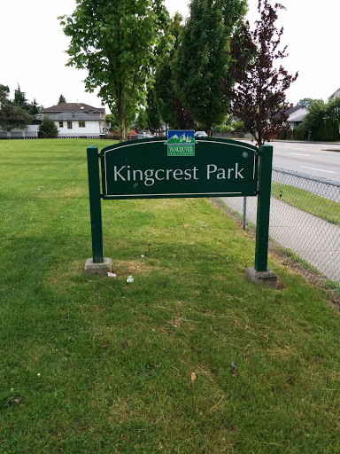 Kingcrest Park Western Sign
