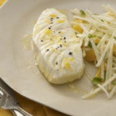 Baked Flounder with Orange-Jicama Slaw
