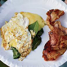 Three-Egg Omelets with Whisky Bacon