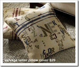 WestElm_Letter Pillow