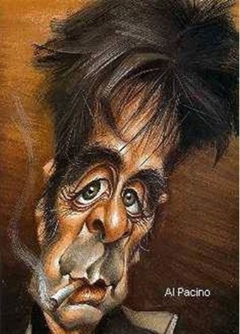 趣味,搞笑圖文,漫畫,塗鴨,演員,喬治庫隆尼,布萊德彼特,艾爾帕西諾