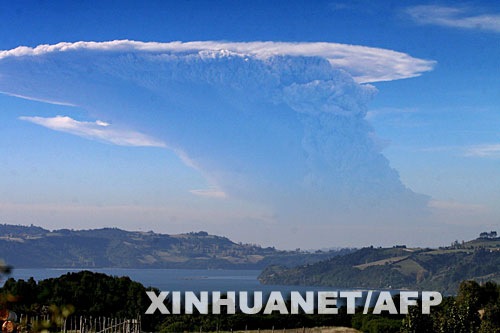 自然奇觀,火山雷雨,智利,Eruption Chaiten Volcano,chile