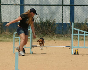 Sandra e Linda em competição