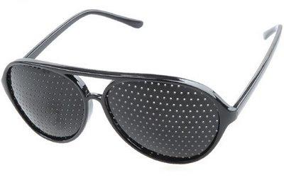 Gafas estenopeicas aviador