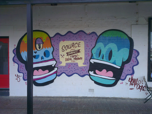 Source Cafe Mural  