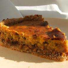 Praline Pumpkin Custard Pie