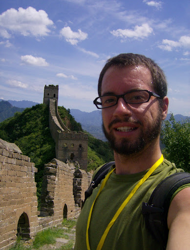 Shaun Randol on the Great Wall of China