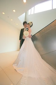 結婚式の披露宴まえのスナップ写真の撮影の結婚