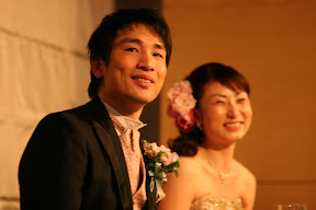 結婚式の余興のスナップ写真の撮影の結婚