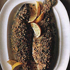 Hazelnut-Crusted Trout