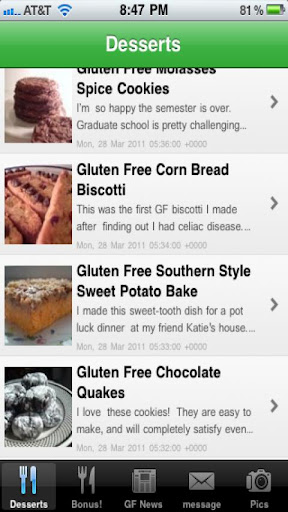 Gluten Free Desserts