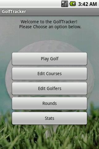 Golf Tracker