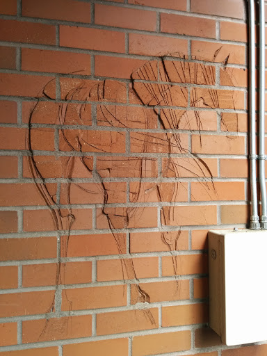 Horse Carving on Bricks