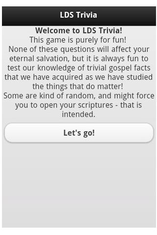 LDS Trivia