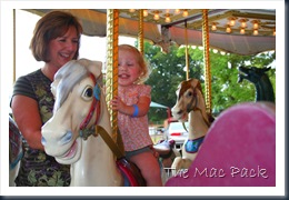 Savannah & Mimi on the carousel