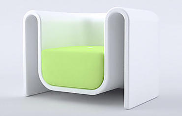 Yu Chair. Designed by Pascal Bardel. Manufactured by Sequoia Studios.