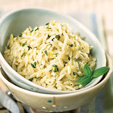 Lemon-Basil Orzo with Parmesan
