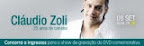Quer concorrer a pares de ingressos para o show do Cláudio Zoli, dia 08 de Setembro, no Asia 70 SP? Até 05/09