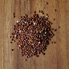 Red quinoa tabbouleh