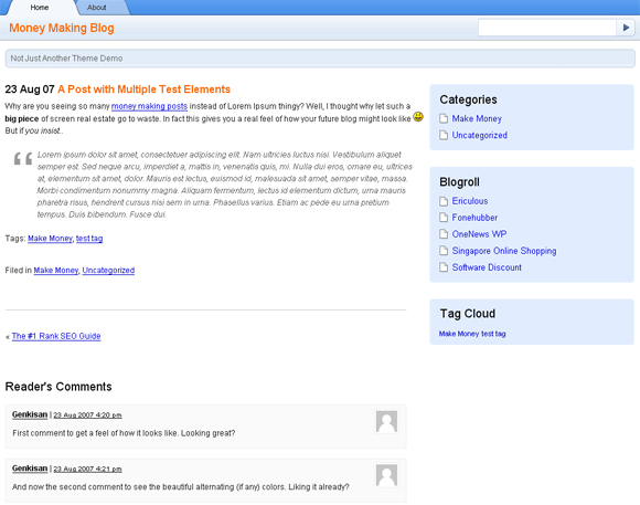Шаблон для wordpress - Google Chrome