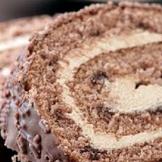 Mocha Roll Cake - Kosher