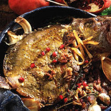 Stuffed Fish with Pomegranate Sauce (Mahi-ye tu por ba anar)  Recipe