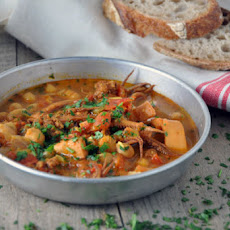 Braised Squid with Chickpeas