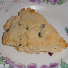 Craisin White Chocolate Scones