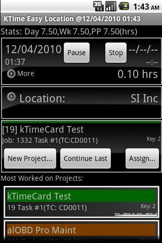 kTime Card