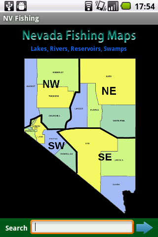 Nevada Fishing Maps - 3K Maps