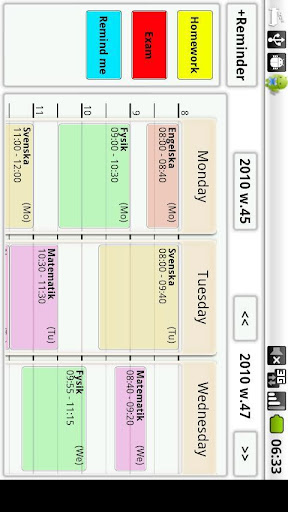 Busy School Schedule