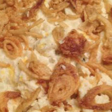 Creamy Garlic Mashed Potato Casserole