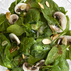 Warm Spinach Salad with Honey-Garlic Vinaigrette Recipe