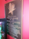 Carl N. Karcher Dedication Plaque
