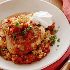 Chicken and Rice Paprikas Casserole