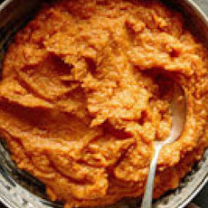 Maple-Mashed Sweet Potatoes