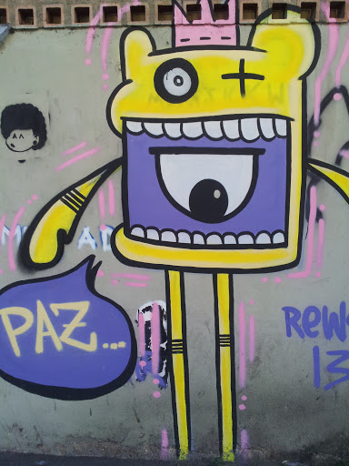 Muro De Grafite Do Viaduto Das Laranjeiras