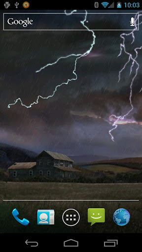 Farm in Thunderstorm Free