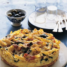 Pasta, Prosciutto, and Potato Pie